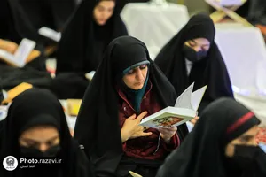 تشییع پیکر مطهر شهید گمنام در دبیرستان دخترانه امام رضا علیه&zwnj;السلام
