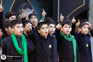 عزاداری هیئت های مذهبی سراسر کشور در حسینیه حرم