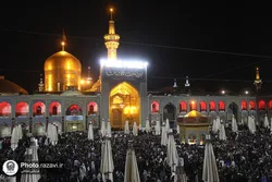 Razavi shrine on night of demise of prophet Mohammad, martyrdom of Imam Hassan