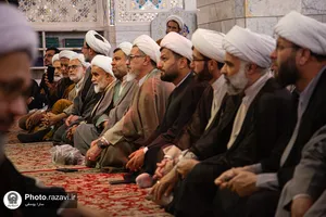 تشرف مدیران حوزه نمایندگی ولی&zwnj;فقیه در وزارت جهاد کشاورزی به حرم مطهر رضوی
