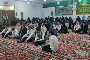 بزم شادی میلاد کریم اهل&zwnj;بیت (ع) به میزبانی خادمین حامل پرچم متبرک رضوی در اراک / گزارش تصویری