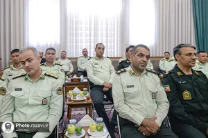 دیدار فرماندهان انتظامی استان خراسان رضوی با تولیت آستان قدس رضوی
