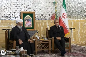 دیدار رئیس جمهور با تولیت آستان قدس رضوی