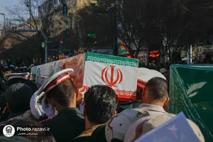 تشییع پیکر شهدای دفاع مقدس و مدافع امنیت در مشهد