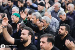 عزاداری روز اربعین حسینی در حرم مطهر رضوی