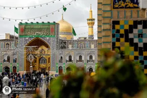 حال و هوای حرم مطهر رضوی در ایام میلاد حضرت معصومه سلام الله علیها