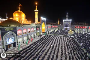 آئین شام غریبان شهادت امام رضا(ع) در حرم مطهر رضوی