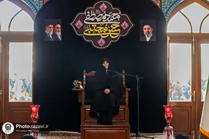 مراسم عزاداری ویژه بانوان در حرم مطهر رضوی