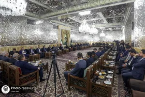 دیدار شرکت کنندگان بیست و هشتمین اجلاسیه سازمان اکو با تولیت آستان قدس رضوی-1