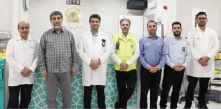 تقدیر مهدی سلحشور از خدمات درمانی دارالشفای امام رضا (ع)