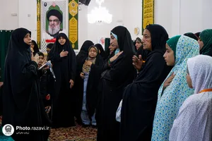 عزاداری بانوان اردو زبان در حرم مطهر رضوی