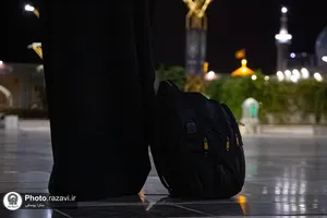 اعتکاف دانش&zwnj;آموزان دختر مدارس امام رضا علیه&zwnj;السلام در حرم مطهر رضوی