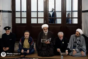 مراسم ترحیم حجت الاسلام والمسلمین سید جعفر طباطبایی در حرم مطهر رضوی