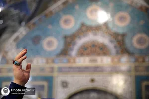 مراسم احیا شب نوزدهم ماه مبارک رمضان در حرم مطهر رضوی - 2
