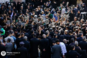 عزاداری شهادت امام رضا علیه السلام در حرم مطهر رضوی