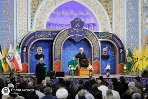 بزرگداشت سومین سالگرد شهادت سردار سلیمانی در حرم مطهر رضوی - 3