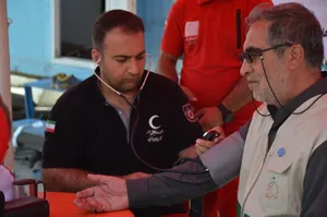 بازدید معاونین دبیرخانه کانون&zwnj;های خدمت رضوی آذربایجان غربی از مواکب مرز تمرچین/گزارش تصویری