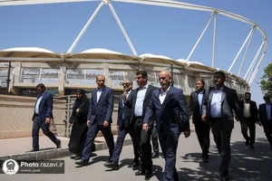 بازدید وزیر ورزش و جوانان عراق از ورزشگاه امام رضا علیه&zwnj;السلام