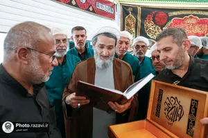 پذیرایی هیأت احباب الرسول عراق در چایخانه غدیر