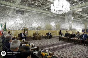 دیدار شهرداران کلان&zwnj;شهرهای کشور با تولیت آستان قدس رضوی