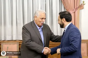 دیدار جمعی از اعضای جامعه هتلداران ایران با قائم&zwnj;مقام تولیت آستان قدس رضوی