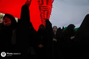 تشییع شهید مدافع امنیت حسن براتی در مشهد مقدس