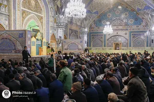 تشرف کاروان زائران آذربایجان شرقی به حرم مطهر رضوی