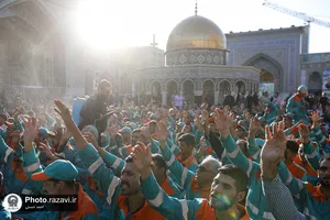 مراسم اعزام خادمین اربعین حسینی