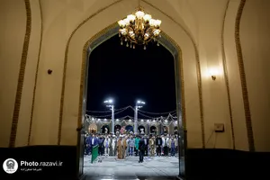 آخرین نماز جماعت سال 1401 در حرم مطهر رضوی