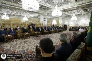 دیدار شرکت کنندگان بیست و هشتمین اجلاسیه سازمان اکو با تولیت آستان قدس رضوی-2