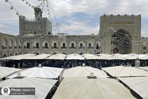 سایه بر سر زائران امام مهربانی