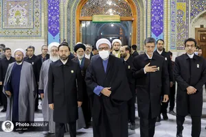 بازگشایی صحن انقلاب حرم مطهر رضوی