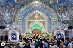 مراسم بزرگداشت شهید حجت&zwnj;الاسلام سیدحسن نصرالله در حرم مطهر رضوی