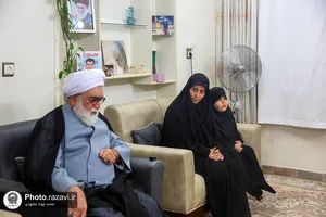 دیدار تولیت آستان قدس رضوی با خانواده&zwnj;های شهیدان سید مصطفی جعفری و مرتضی میثمی