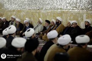 دیدار اعضاء مجمع خطبای حوزه علمیه خراسان با تولیت آستان قدس رضوی