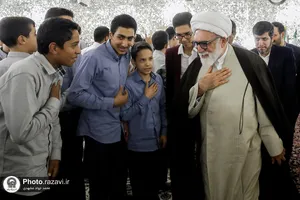 دیدار دانش&zwnj;آموزان مدارس امام رضا علیه&zwnj;السلام با تولیت آستان قدس رضوی