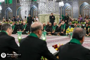 مراسم خطبه خوانی صبح میلاد امام رضا علیه&zwnj;السلام
