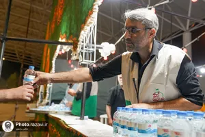 موکب آستان قدس رضوی در مرز مهران