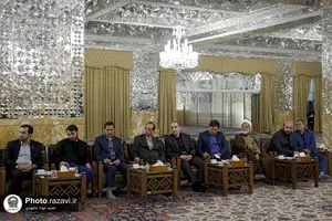 دیدار اعضای ستاد بزرگداشت دهه کرامت با تولیت آستان قدس رضوی
