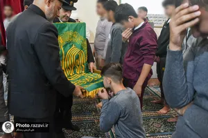 حضور خدام حرم مطهر رضوی در کانون اصلاح و تربیت مشهد