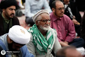 مراسم سخنرانی نوروزی رهبر معظم انقلاب اسلامی در حرم مطهر رضوی - 2