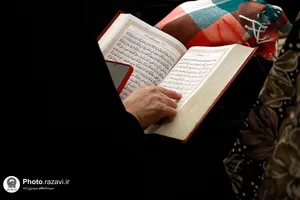 اعتکاف رجبیه خواهران در حرم مطهر رضوی
