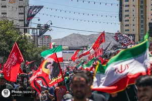 تشییع پیکر رهبر شهید انقلاب در مشهد مقدس-3