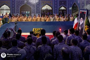 تجدید بیعت سربازان نیروهای مسلح با آرمان&zwnj;های رهبر شهید انقلاب