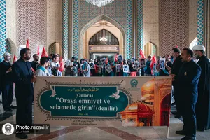 تشرف زائران جمهوری آذربایجان به حرم مطهر رضوی