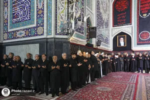 آیین خطبه&zwnj;خوانی شب شهادت امام رضا (ع) در حرم مطهر رضوی