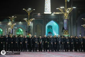 آیین خطبه خوانی شب شهادت امام رضا علیه السلام در حرم مطهر رضوی - 3