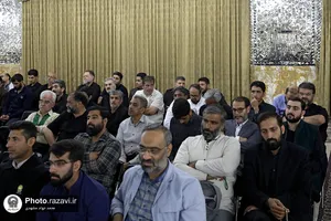 دیدار ستایشگران، شاعران آیینی و مسئولان هیئات مذهبی مشهد با تولیت آستان قدس رضوی