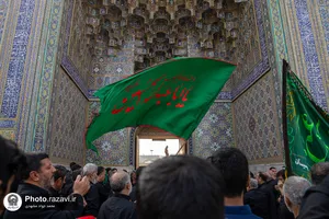 عزاداری روز شهادت امام رضا علیه&zwnj;السلام در حرم مطهر رضوی-1
