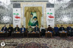 دیدار اساتید دانشگاه هنر تهران با تولیت آستان قدس رضوی